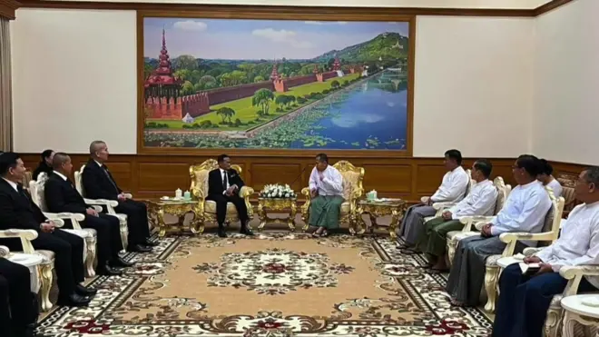 ထိုင်းရဲ ကိုယ်စားလှယ်အဖွဲ့ နေပြည်တော်လာရောက်