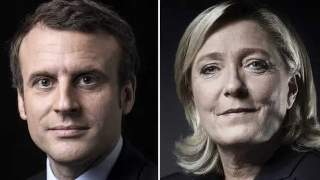 Le Pen ve Macron
