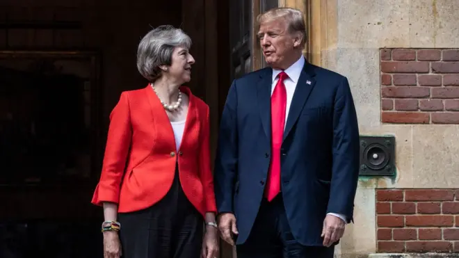 Мей та Трамп