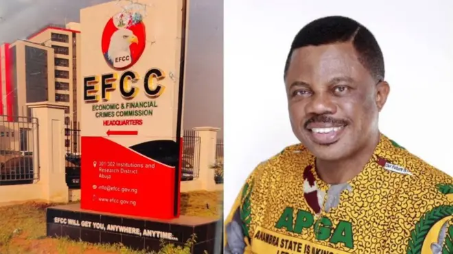 Ụlọọrụ EFCC nwụchịrị Willie Obiano maka nnyocha dịka onyefechara Charles Soludo ọchịọchị