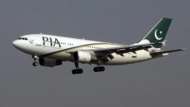 طائرة ركاب تابعة لشرطة الخطوط الجوية الدولية الباكستانية