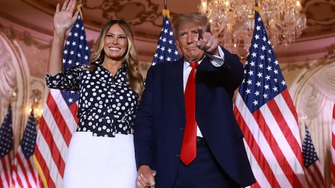 الرئيس الأمريكي السابق دونالد ترامب يعلن ترشحه للسباق إلى البيت الأبيض