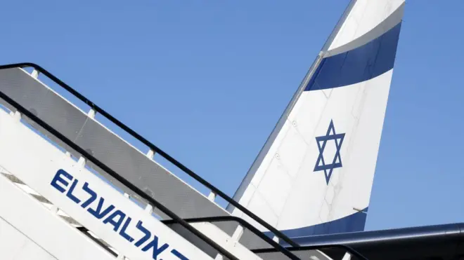 хвост самолета "Эль аль"