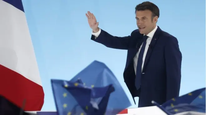A relieved Mr Macron acknowledged he had to start campaigning harder