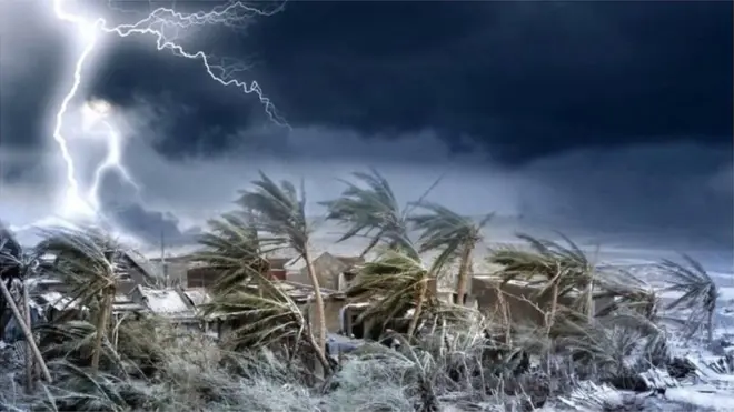 తుపాను బీభత్సం -ప్రతీకాత్మక చిత్రం