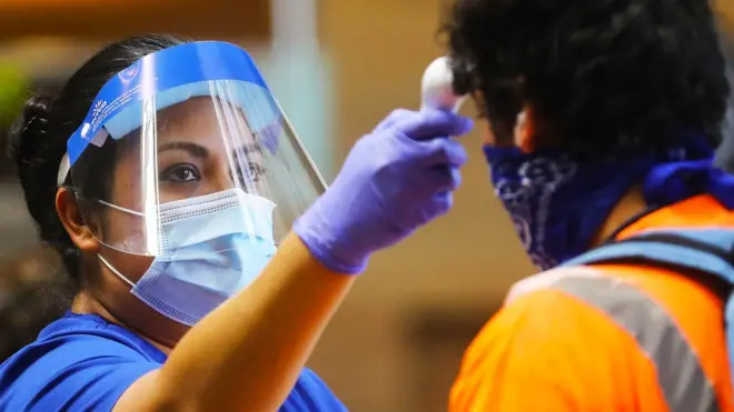 Temperature testing at Los Angeles airport