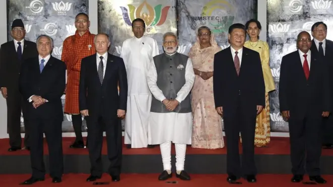 ဘင်္ဂလားပင်လယ်အော်နိုင်ငံများ အပါအဝင် ဘရာဇီး၊ရုရှား၊ တရုတ်နဲ့ တောင်အာဖရိကတို့ ပါဝင်တဲ့ ထိပ်သီးအစည်းအဝေး