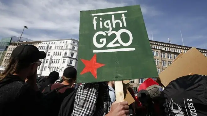 تشهد قمة العشرين احتجاجات واسعة بشكل دائم