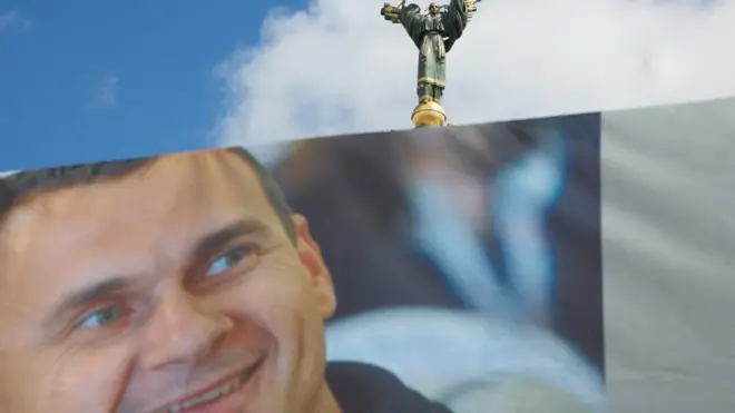 Під час акції на підтримку Сенцова у Києві