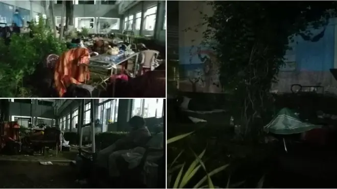 "දැන් වෙලාව අලුයම 1යි විනාඩි 20 යි. මේ කළුබෝවිල රෝහලේ කොවිඩ් වාට්ටුව..."