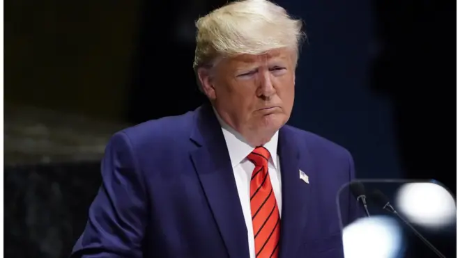 الرئيس الأمريكي دونالد ترامب