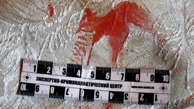 следы крови