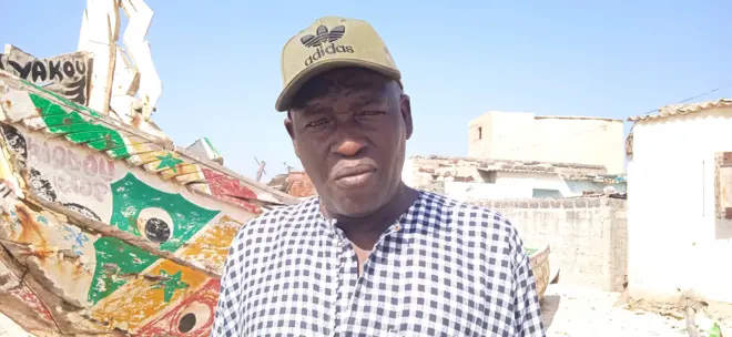 Moustapha Diouf, président de l'Association des jeunes migrants rapatriés de Thiaroye sur mer.