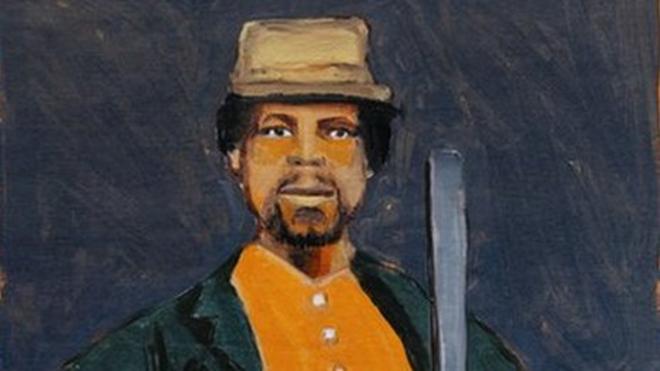 Una pintura en honor a Mundrucu realizada en 2020 por el artista Moisés Patrício para el libro Enciclopedia Negra