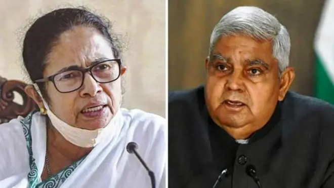 మమతా బెనర్జీ, గవర్నర్‌ల మధ్య గత కొద్దికాలంగా మాటల యుద్ధం నడుస్తోంది.