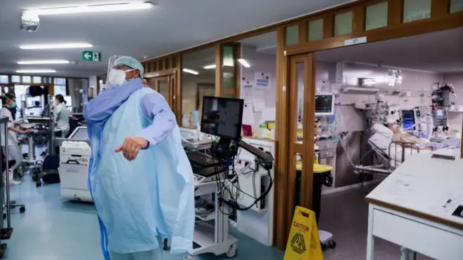 Liege'de bir hastane.