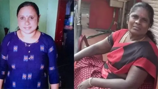 रोज़लिन (बाएं) और पदमा