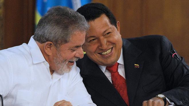 Lula y Chávez en agosto de 2010.