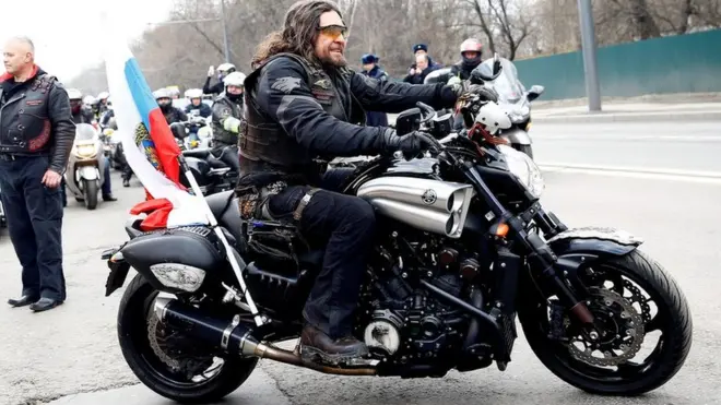 Вођа Ноћних вукова Алескандар Залдостанов