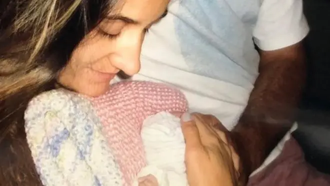 Isidora y su marido, Matías, pudieron tener a Lourdes en sus brazos durante dos horas.