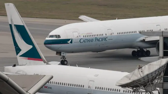 Cathay Pacific aircraft