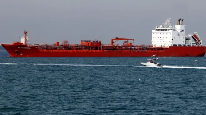 美国早前促请联合国将十只货轮列入黑名单