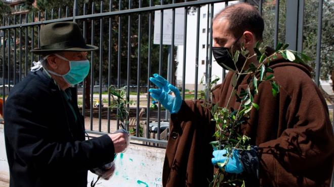 Вербное воскресенье в Италии 5 апреля