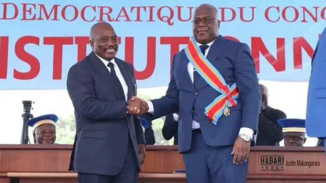 Kabila et Tshisekedi