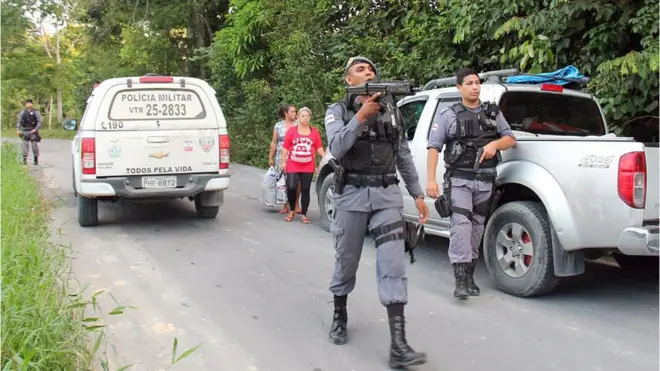 Aparat Brasil mengklaim telah berhasil menangkap 40 dari 87 narapidana yang kabur di kawasan Manaus, Negara Bagian Amazonas.