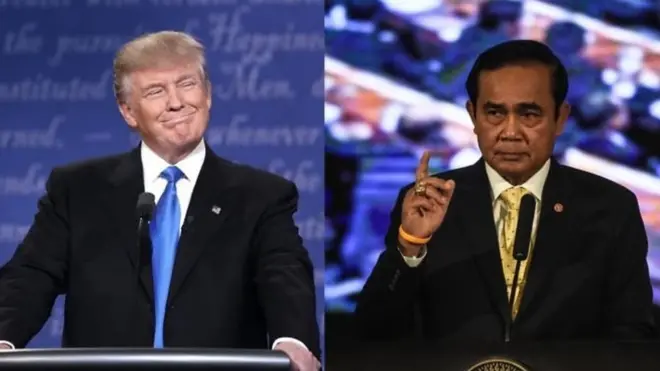 โดนัลด์ ทรัมป์ และประยุทธ์