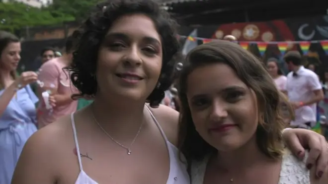 Larissa y Luana celebran su matrimonio