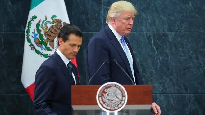 Rais Pena Nieto na Rais Trump