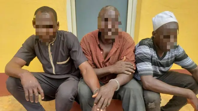 Aworan awọn afurasi ti ọlọpaa mu