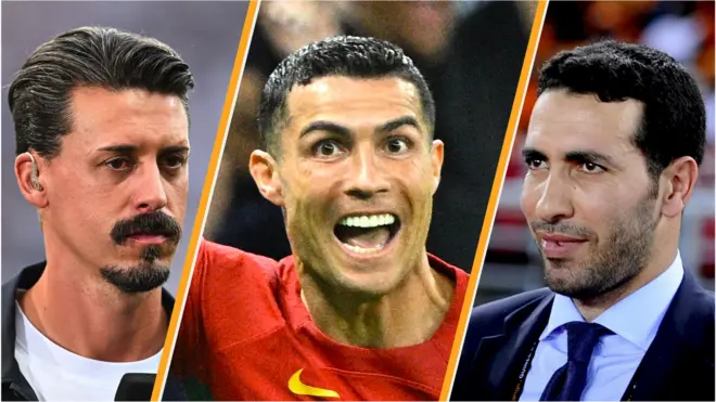 محمد أبو تريكة وكريستيانو رونالدو وساندرو فاغنر