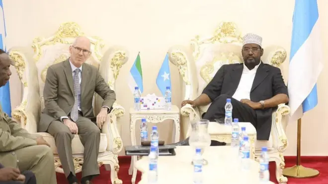 Wakiilka Qaramada Midoobay ayaa dhawaan la kulmay mas'uuliyiinta Jubbaland