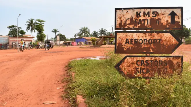 Дорога на Банги, ЦАР