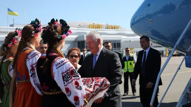 Рекс Тіллерсон прибув до Києва