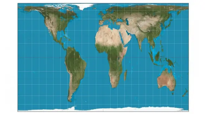 Mapa de Gall Peters.