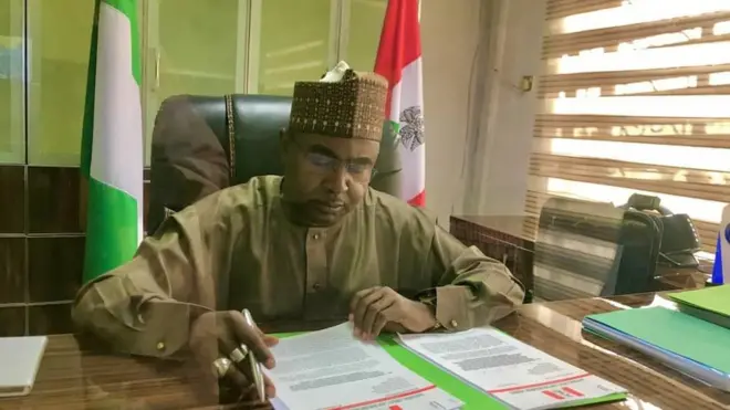 Chairman of di National Drug Law Enforcement Agency (NDLEA), Brig. General Mohamed Buba Marwa