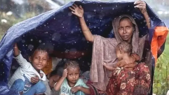 बेघर शरणार्थी