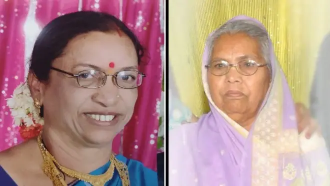 హర్షల్ తల్లి, నాన్నమ్మ