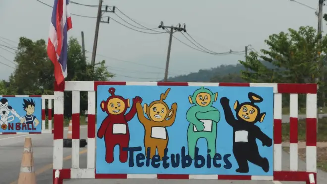 ด่านตรวจก่อนเข้าสู่ อ.รามัน จ.ยะลา