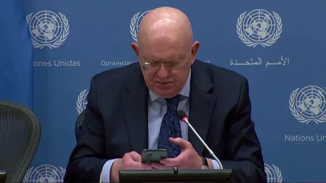 俄罗斯常驻联合国代表涅边贾（Vasily Nebenzya）