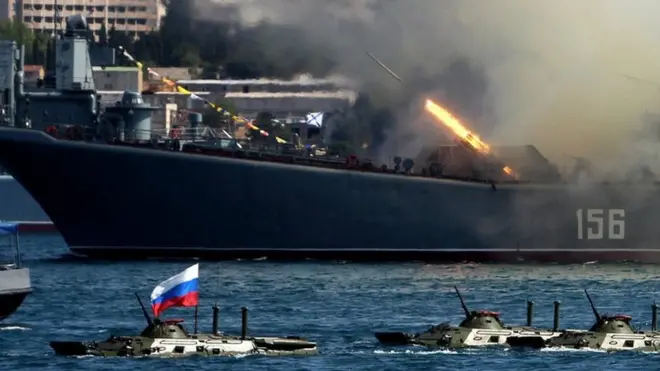 По данным украинской разведки, Россия увеличивает в Крыму количество подводных лодок, фрегатов и ракетных катеров