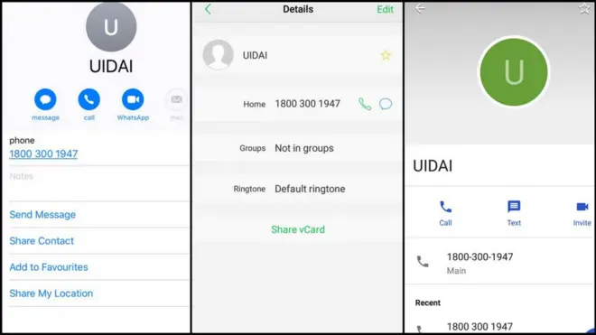 యూఐడీఏఐ నంబర్