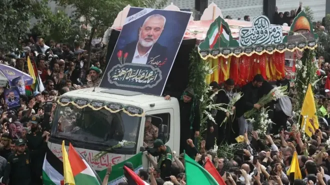 ismail hanije, sahrana hanijea, sahrana vođe Hamasa