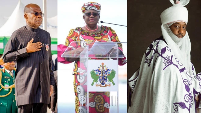 Alex Otti, Ngozi Okonjo-Iweala, Muhammad Sanusi II