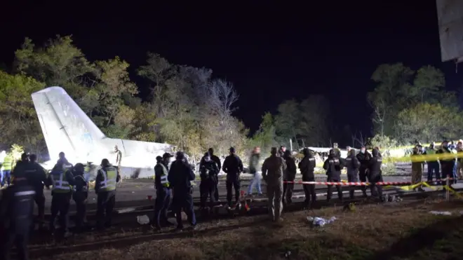 На місці катастрофи