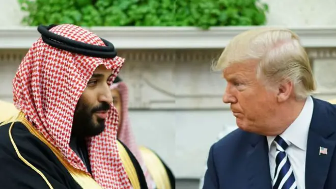 صدر ٹرمپ اور محمد بن سلمان