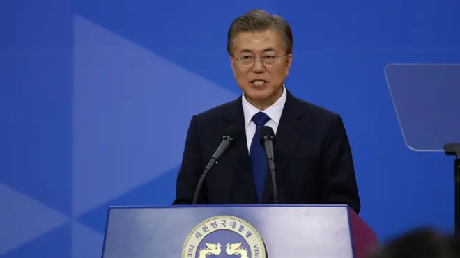 Мун Чже Ін заявив, що готовий відвідати Пхеньян, коли для цього будуть створені умови